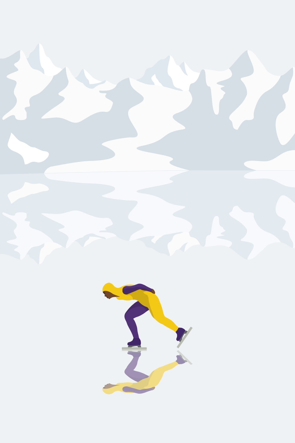 Lone Skater - illustration by Robert Fiszer